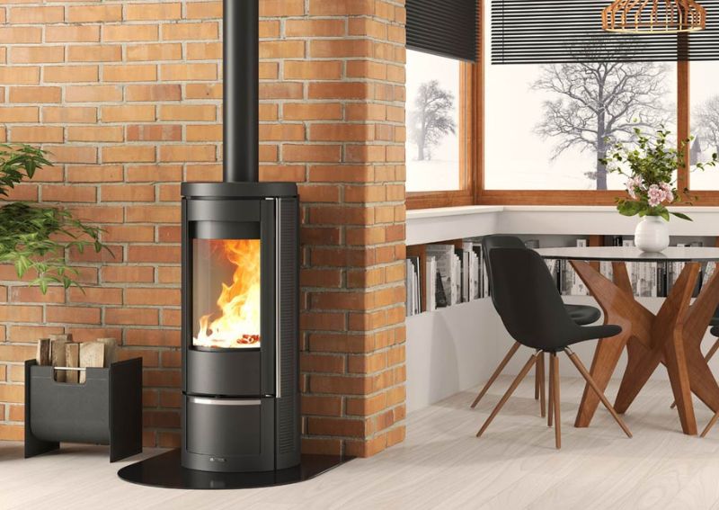 Italian Wood-Burning Fireplace